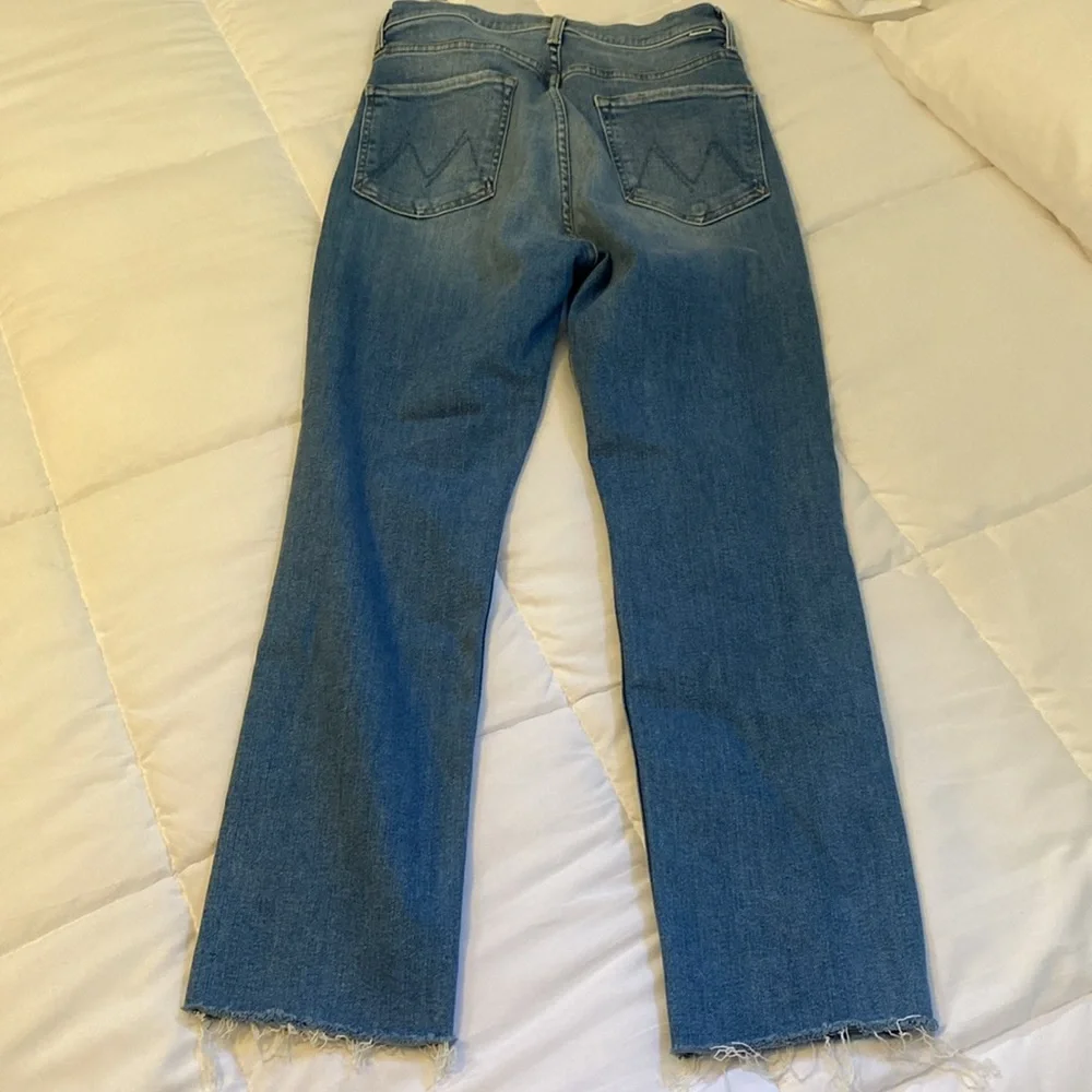 Mother the Rider Ripped High Rise Ankle Jeans. Straight leg. Sz: 30 - Picture 14 of 14